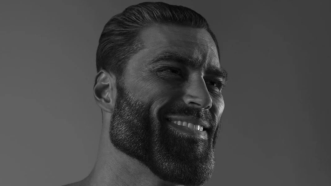 High Quality Chad face Blank Meme Template