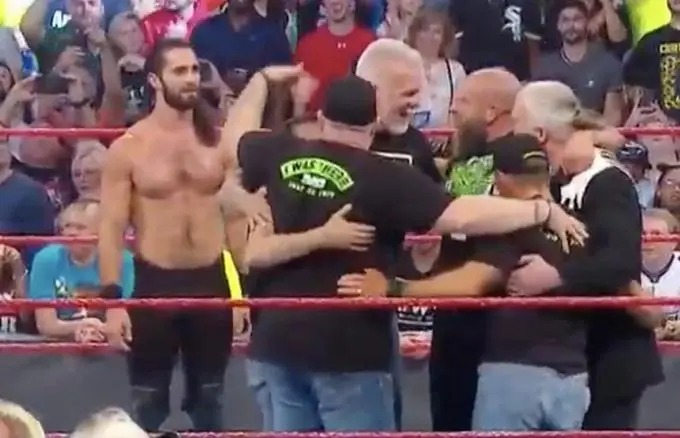 Left out seth rollins Blank Meme Template