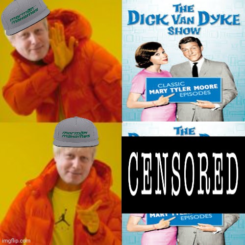 Don't let classic TV poison the imaginary children you'd have if you weren't a discord mod. | image tagged in get this,p0rno,off the stream,dick van dyke,smut,plus mary is pretty hot so thats also offensive | made w/ Imgflip meme maker