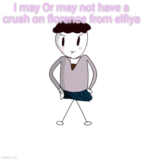 Carlos natsuki | I may Or may not have a crush on florence from elfiya | image tagged in carlos natsuki | made w/ Imgflip meme maker