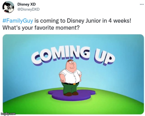 fam | image tagged in memes,funny,family guy,disney junior,oh no,disney | made w/ Imgflip meme maker