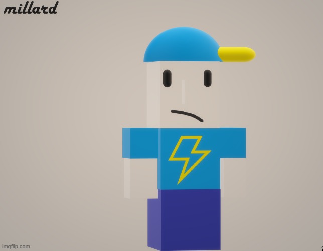 mill made in paint 3d | image tagged in oc,millard,paint 3d | made w/ Imgflip meme maker