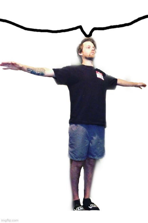 Yub T-Posing (transparent) | image tagged in yub t-posing transparent | made w/ Imgflip meme maker