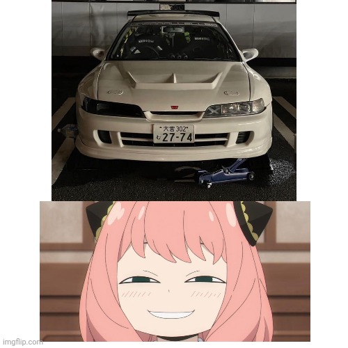 I come back | image tagged in cars,anime,honda | made w/ Imgflip meme maker