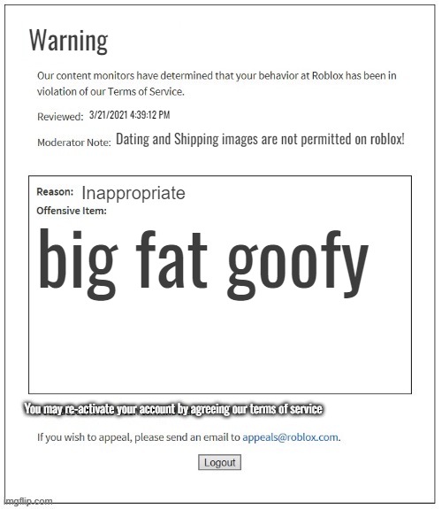 Warning Imgflip