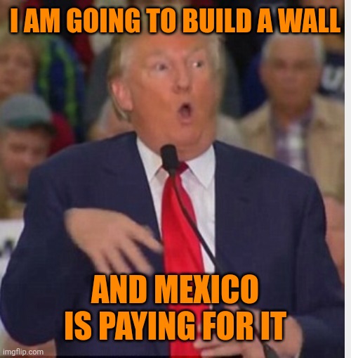 Another 2 weeks | I AM GOING TO BUILD A WALL; AND MEXICO IS PAYING FOR IT | image tagged in donald trump tho | made w/ Imgflip meme maker