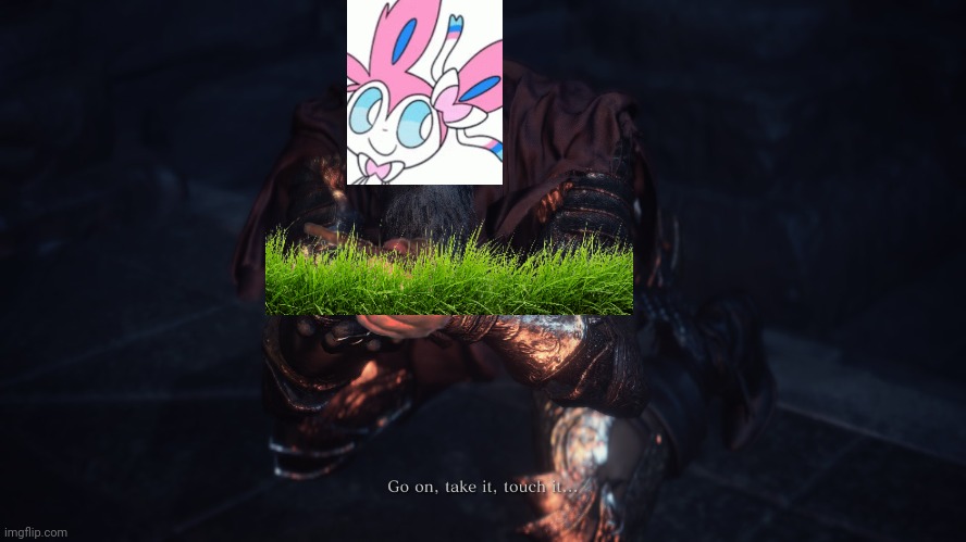 Let's cuase some chaos | image tagged in go on touch it | made w/ Imgflip meme maker