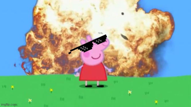 Epic Peppa Pig. | image tagged in epic peppa pig | made w/ Imgflip meme maker