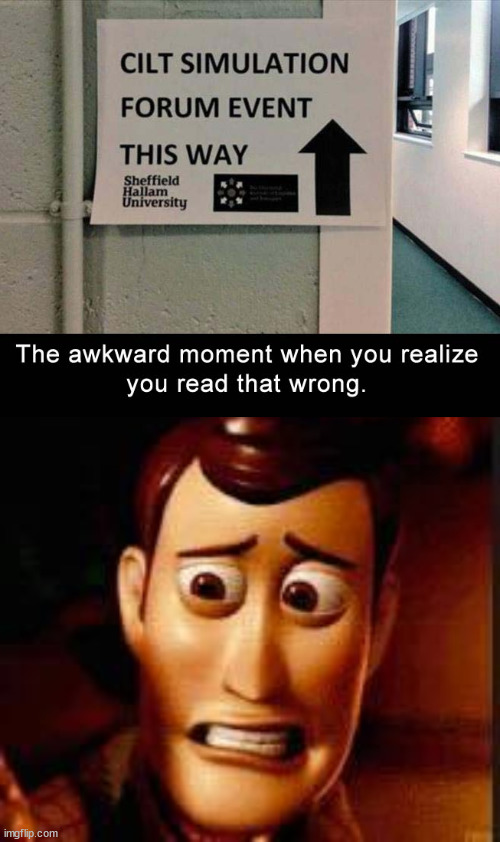 You read that wrong | image tagged in yikes | made w/ Imgflip meme maker