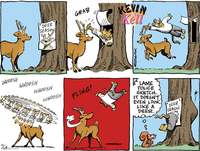 Deer Season | image tagged in deer,season,deers,comic,comics,comics/cartoonss | made w/ Imgflip meme maker
