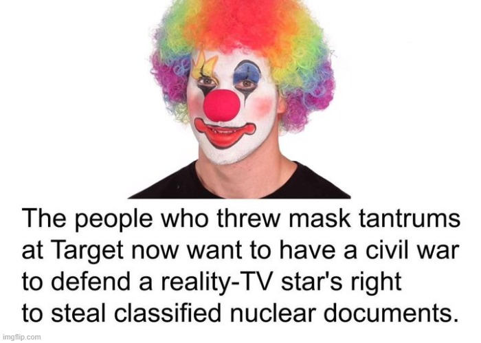 image tagged in civil war clowns,political meme,funny meme | made w/ Imgflip meme maker