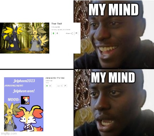 my mind right now... | MY MIND; MY MIND | image tagged in surpried disapointed man | made w/ Imgflip meme maker