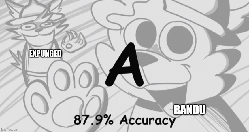 Apparently both Bandu and Expunged are furries | EXPUNGED; BANDU | made w/ Imgflip meme maker