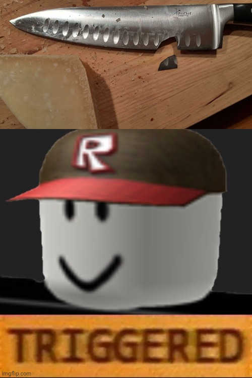 Broken knife | image tagged in roblox triggered,broken,knife,you had one job,memes,knives | made w/ Imgflip meme maker