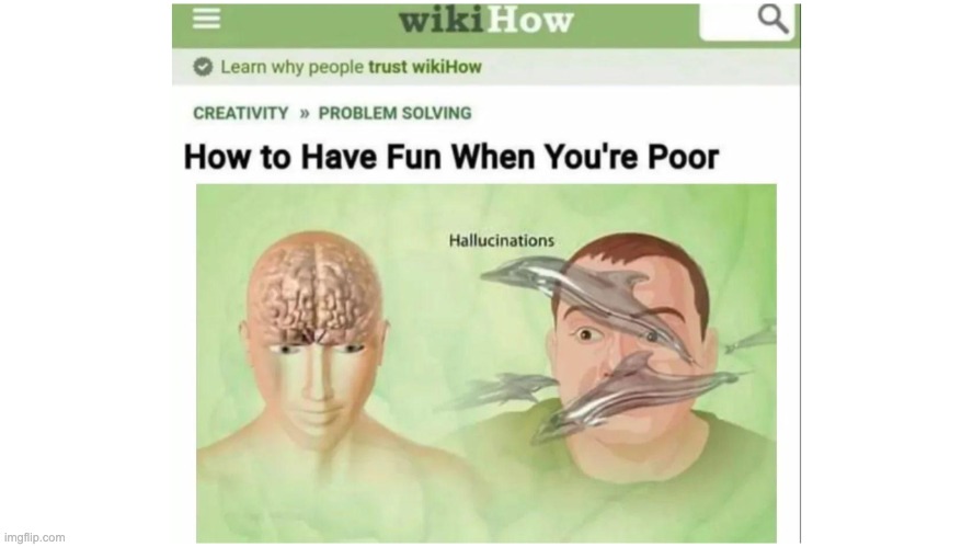 hallucinations | image tagged in hallucinate,wikihow,memes,funny | made w/ Imgflip meme maker