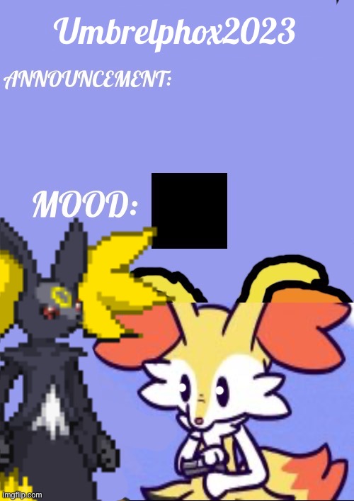 Umbrelphox2023 Announcement Template Blank Meme Template