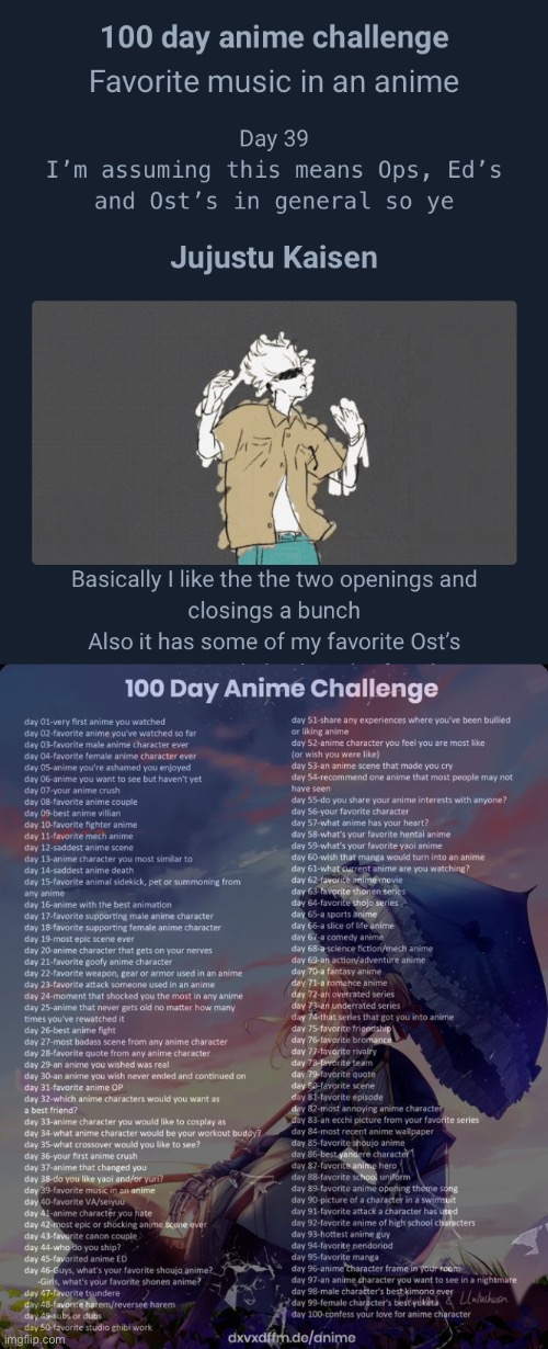 image tagged in 100 day anime challenge | made w/ Imgflip meme maker