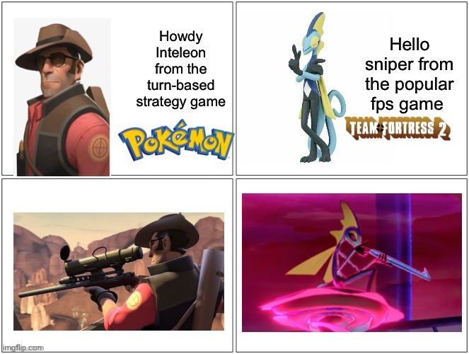 image tagged in team fortress 2,pokemon | made w/ Imgflip meme maker