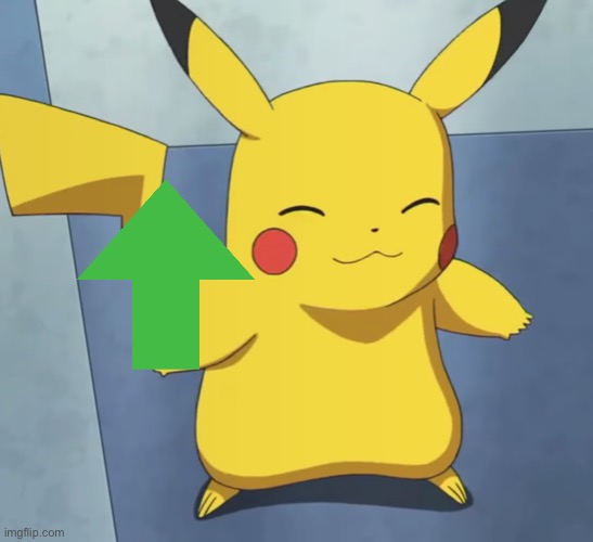 Happy Pikachu (Pokemon) | image tagged in happy pikachu pokemon | made w/ Imgflip meme maker