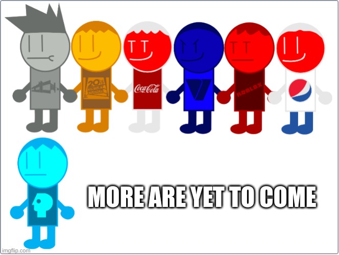 All logohumans so far. | MORE ARE YET TO COME | image tagged in memes,funny,logohumans,logo,logos,countryhumans | made w/ Imgflip meme maker