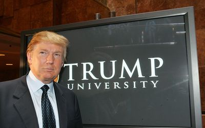 Trump at Trump University Blank Meme Template