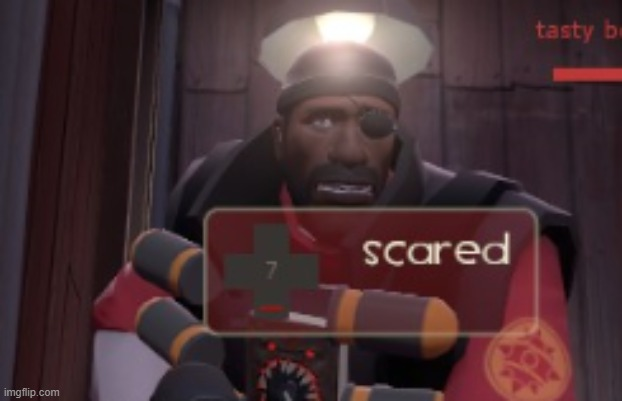 High Quality tf2 scared Blank Meme Template