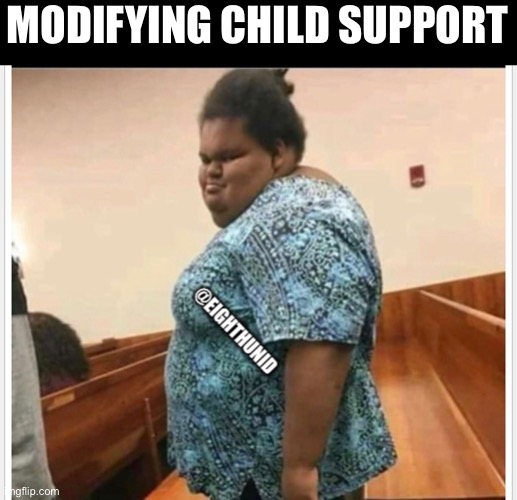 baby mama | MODIFYING CHILD SUPPORT | image tagged in baby mama | made w/ Imgflip meme maker