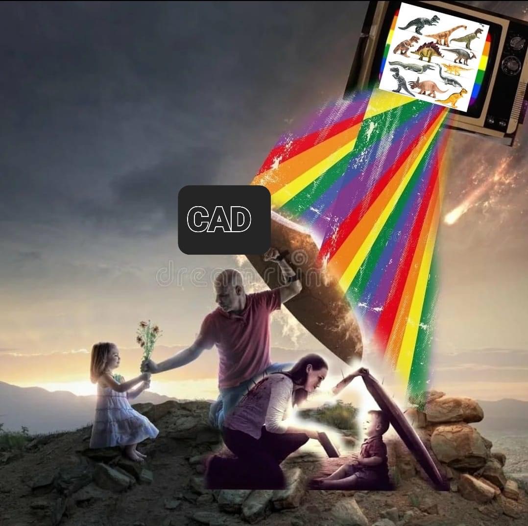 Christians Against Dinosaurs Blank Meme Template