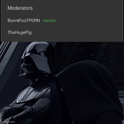 Image tagged in vader and palpatine - Imgflip