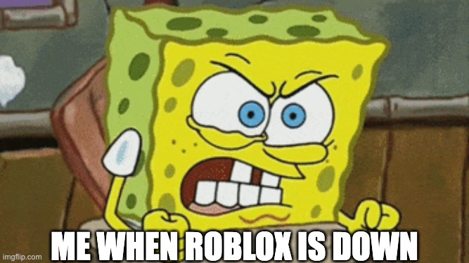 Me When Roblox Is Down | ME WHEN ROBLOX IS DOWN | image tagged in gaming | made w/ Imgflip meme maker
