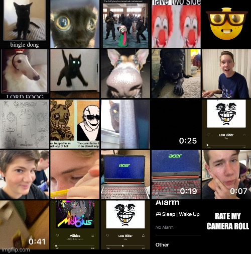 RATE MY CAMERA ROLL | made w/ Imgflip meme maker