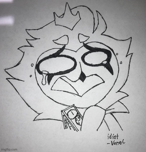 I drew Stolas having a breakdown | made w/ Imgflip meme maker