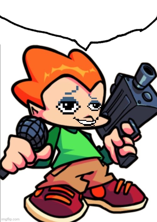 ñ | image tagged in pico lancer | made w/ Imgflip meme maker
