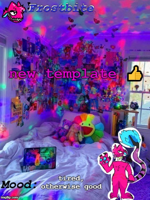 Frost's Scrimp temp! >:P | new template 👍; tired, otherwise good | image tagged in frost's scrimp temp p | made w/ Imgflip meme maker