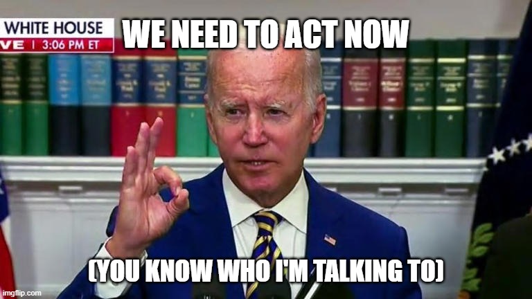Biden OK sign racist dog whistle | WE NEED TO ACT NOW; (YOU KNOW WHO I'M TALKING TO) | image tagged in biden ok sign racist dog whistle | made w/ Imgflip meme maker