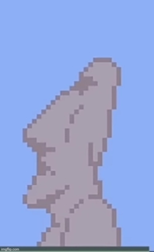 Moai statue | image tagged in moai statue | made w/ Imgflip meme maker