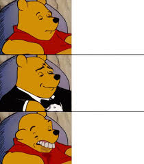 High Quality whinne the poo Blank Meme Template