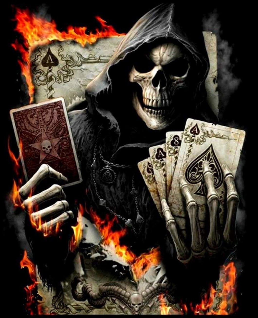High Quality Grim reaper playing cards Blank Meme Template