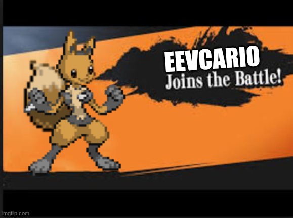 power up punch time | EEVCARIO | image tagged in joins the battle | made w/ Imgflip meme maker