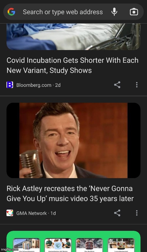 The news just rickrolled me | made w/ Imgflip meme maker