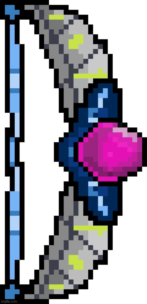Here is my resprite of the deadulas stormbow from terraria | image tagged in terraria | made w/ Imgflip meme maker