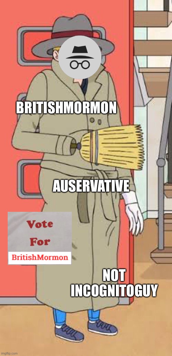 CRT Party is growing up! Join today! | BRITISHMORMON; AUSERVATIVE; NOT INCOGNITOGUY | image tagged in vincent adultman,c,r,t,crt,britishmormon | made w/ Imgflip meme maker