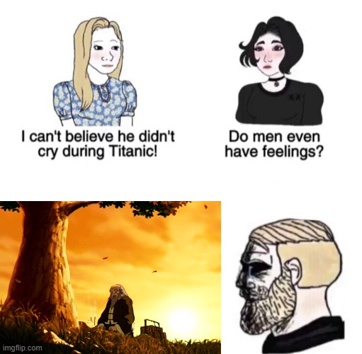 leaves from the vine (little soldier boy) | image tagged in he didn't cry during titanic,avatar the last airbender,sad,depressing | made w/ Imgflip meme maker