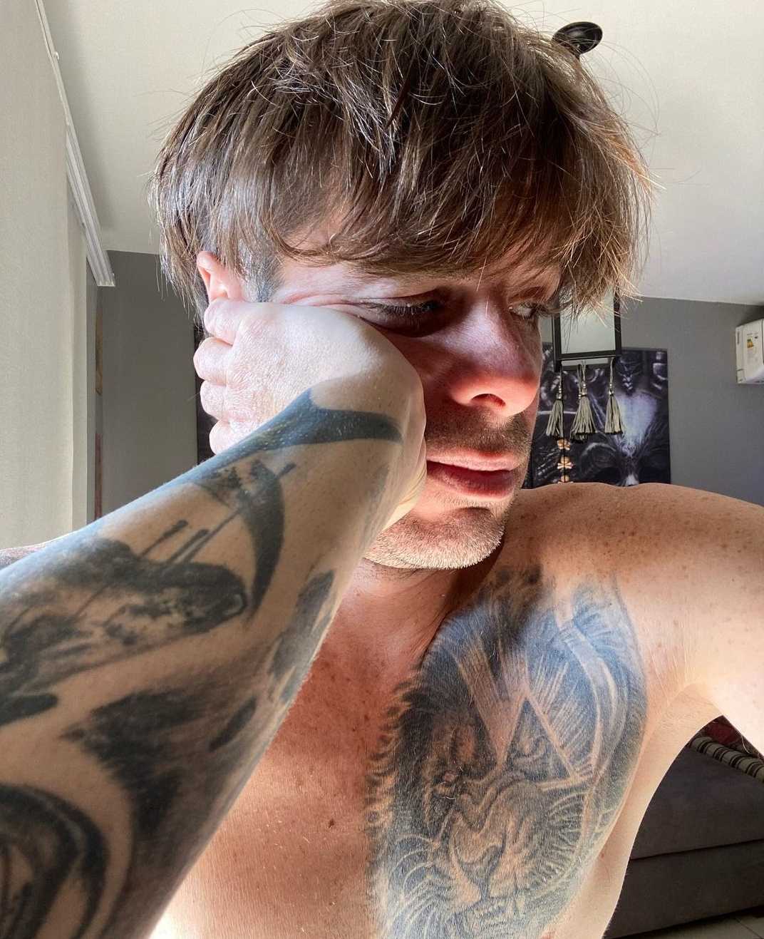 dross rotzank thinking about Blank Meme Template