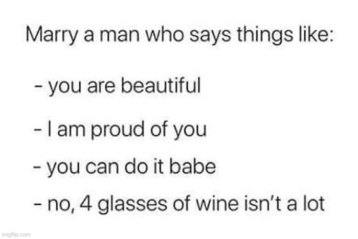 3/4  my boyfriend says 2 oz of wine is too much | made w/ Imgflip meme maker