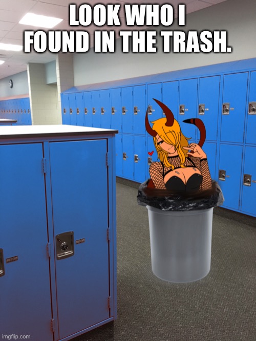 This is not real | LOOK WHO I FOUND IN THE TRASH. | image tagged in spire | made w/ Imgflip meme maker