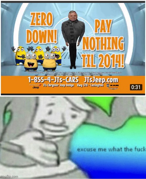 Found this on a YouTube ad | image tagged in excuse me wtf blank template | made w/ Imgflip meme maker