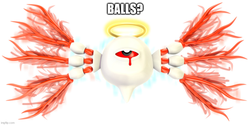 0² Kirby | BALLS? | image tagged in 0 kirby | made w/ Imgflip meme maker