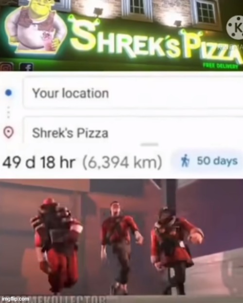 shrek's pizza | image tagged in shrek,pizza,team fortress 2,yo is that shreks pizza | made w/ Imgflip meme maker