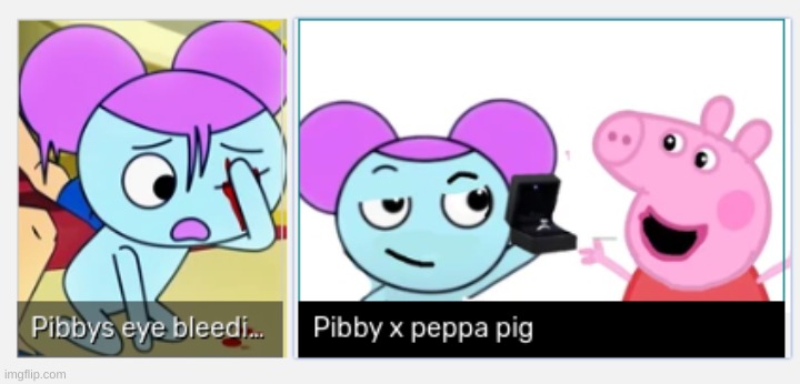caption this | image tagged in memes,funny,pibby,peppa pig,no context,caption this | made w/ Imgflip meme maker